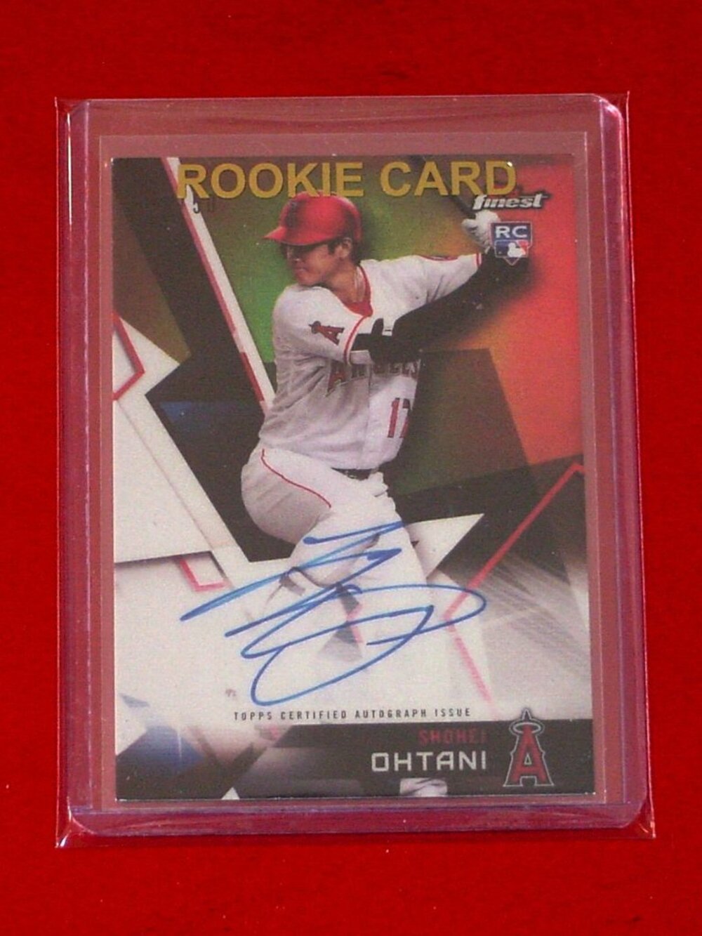 Shohei Ohtani Facsimile Auto RP Novelty Card